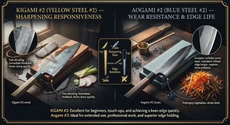 Kigami #2 vs Aogami #2 Final comparison