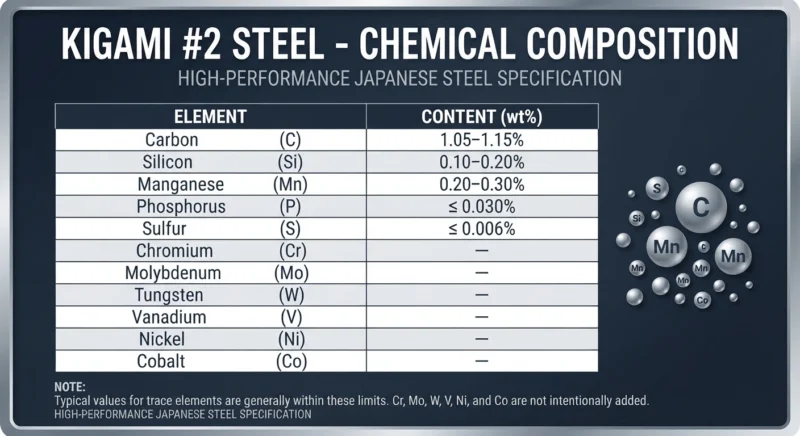 Kigami #2 — Chemical Composition