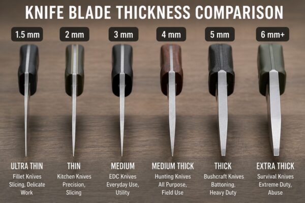 Blade Thickness for Different Uses