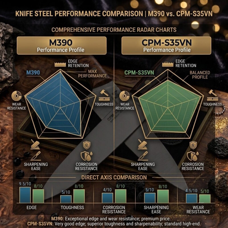M390 and S35VN Performance