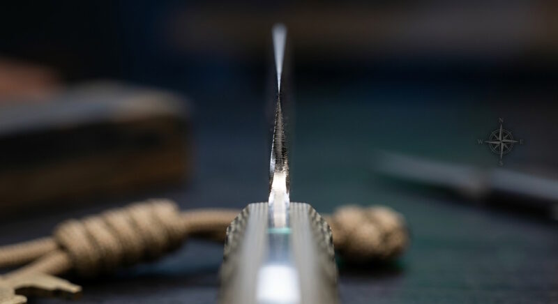 Macro Blade Edge Photograph