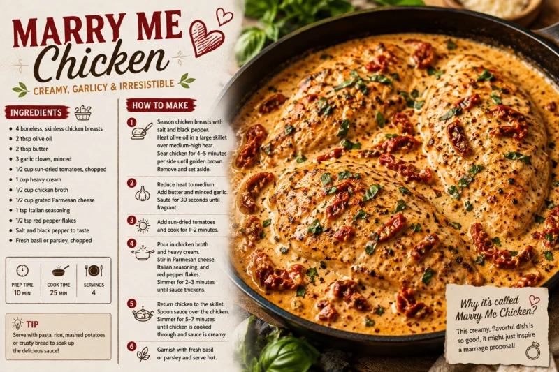 Marry Me Chicken recipe
