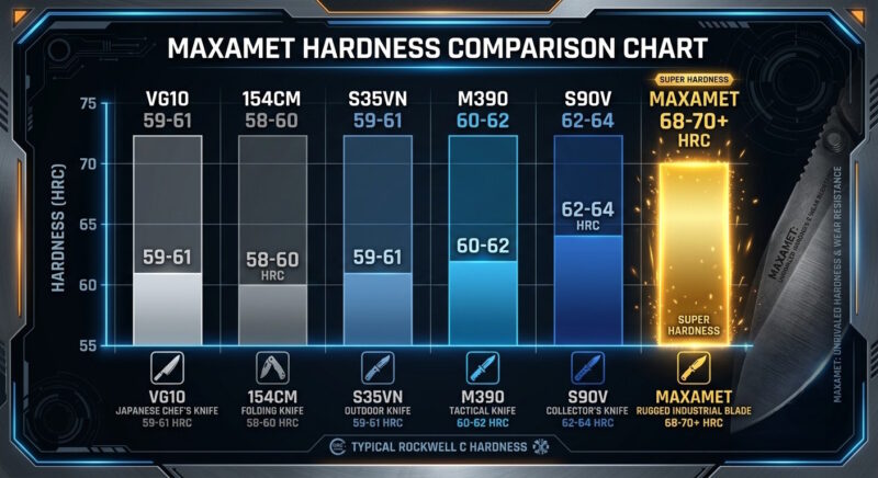 Maxamet Hardness Comparison