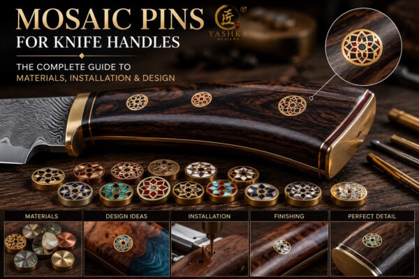 Mosaic Pins for Knife Handles