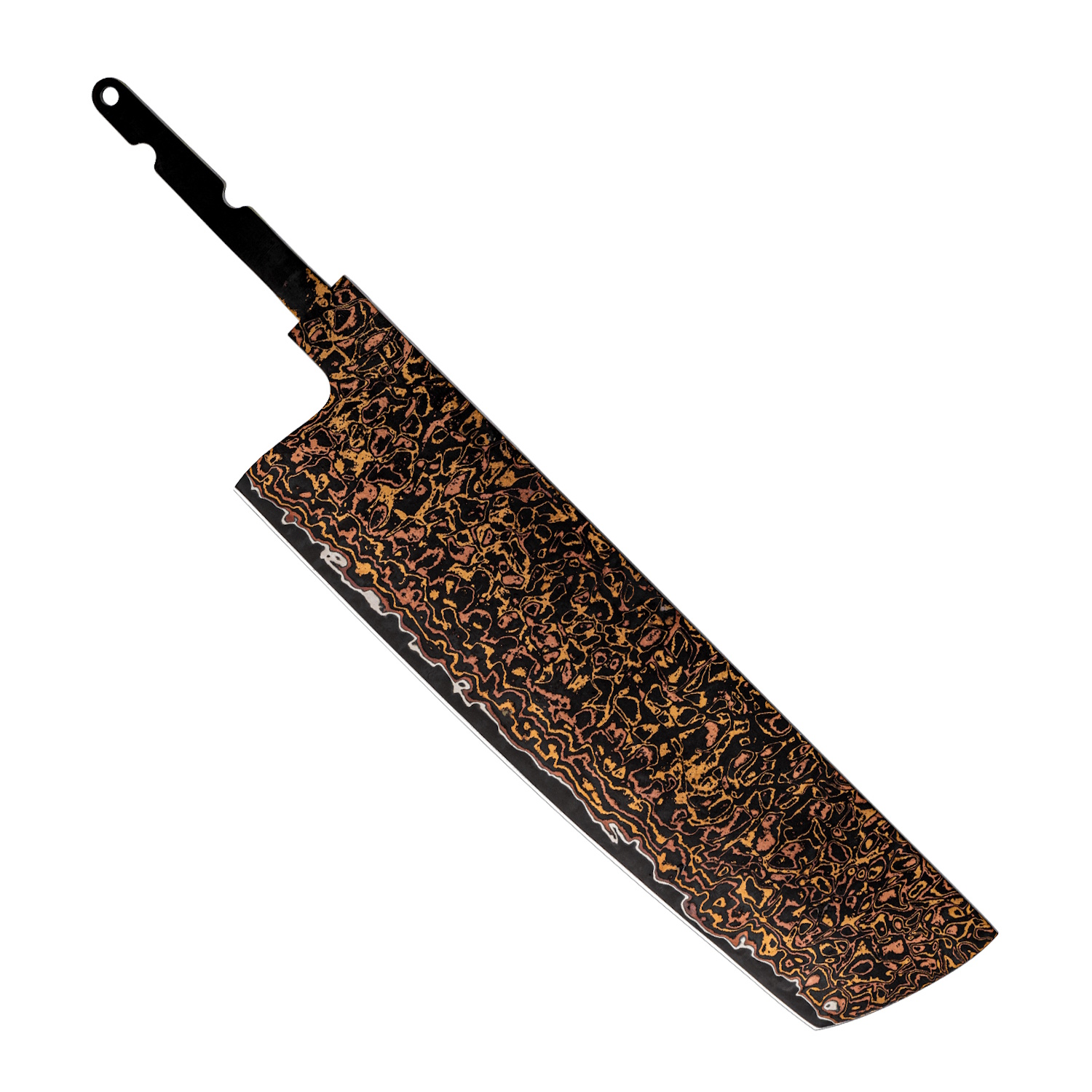 Cu Mai Nakiri Knife Black Blank Blade Cu Mai Nakiri Knife Black Blank Blade