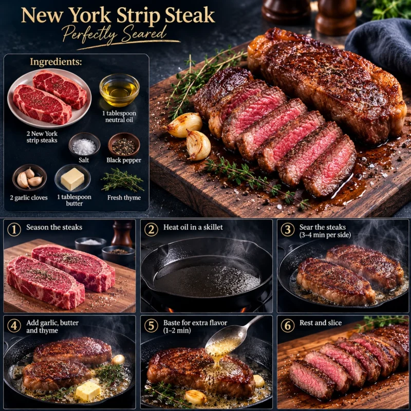 New York Strip Steak recipe