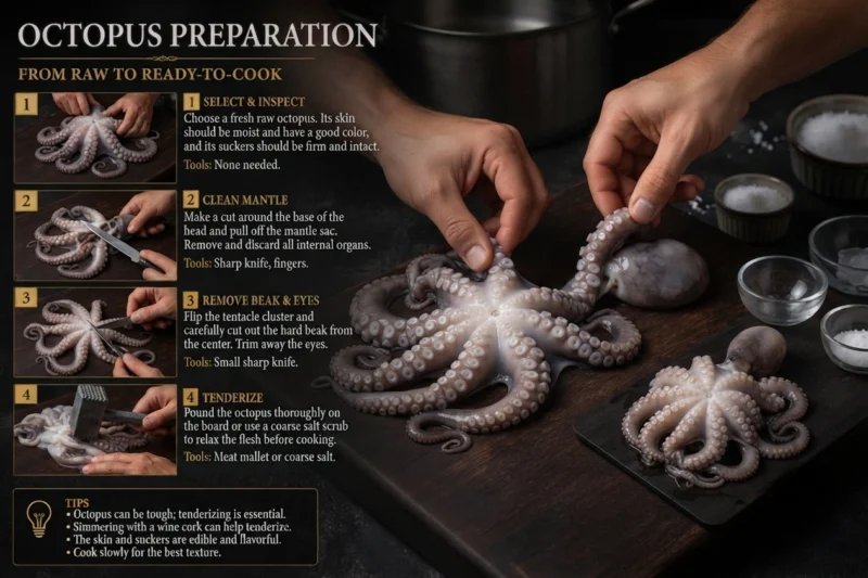  octopus preparation