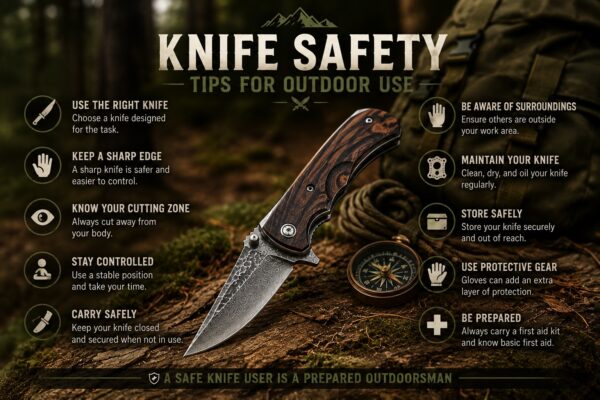 Knife Safety Tips for Outdoor Use