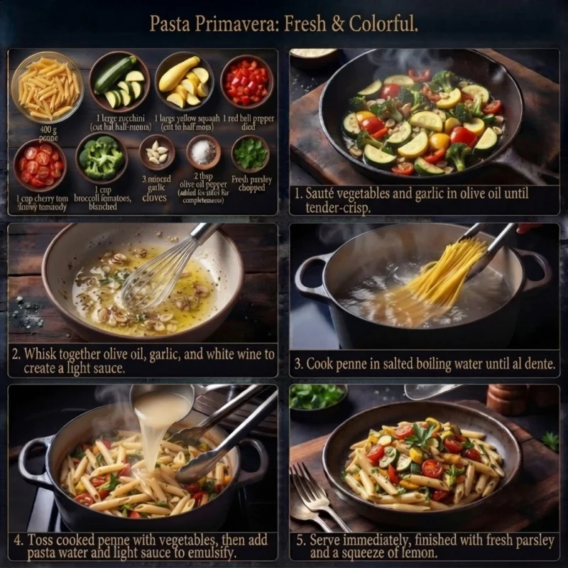 Pasta Primavera recipe