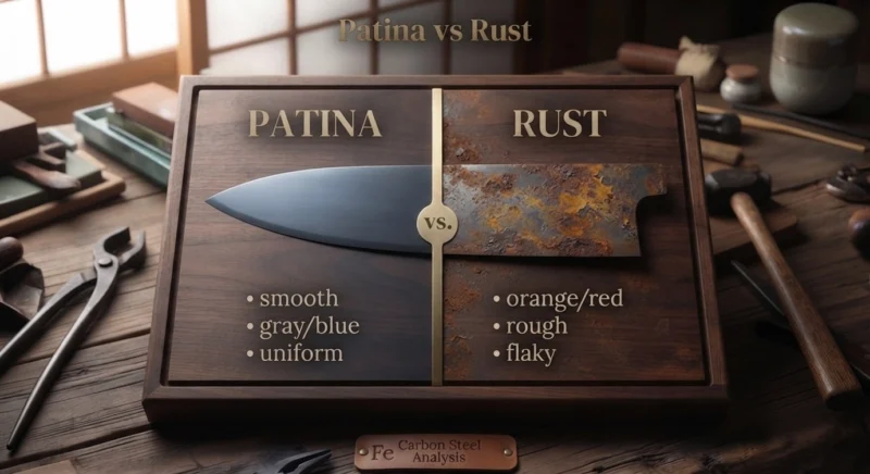 Patina vs rust