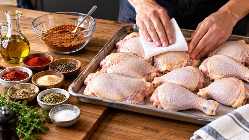 Preparing the Chicken
