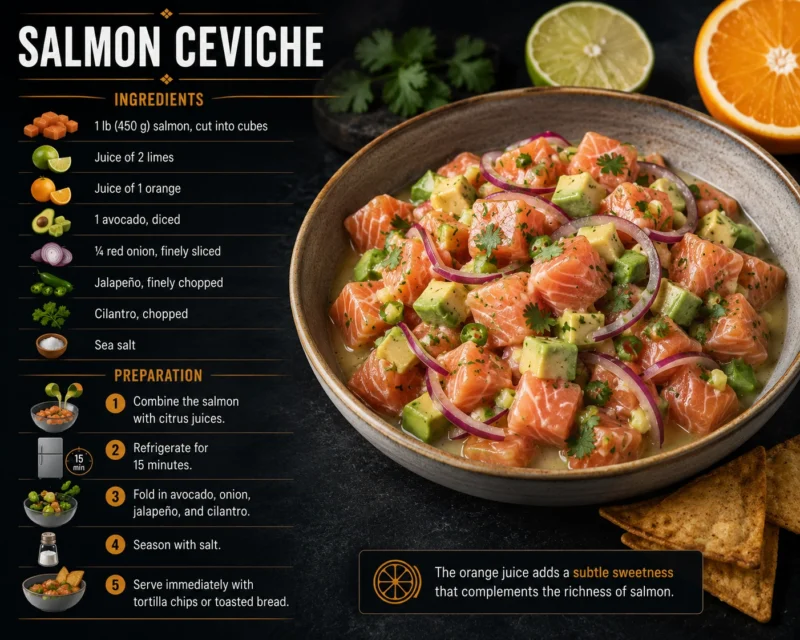 Salmon Ceviche