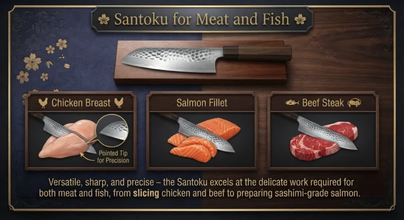 Santoku for Meat and Fish