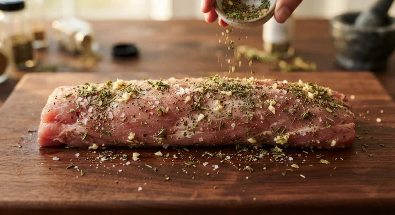 seasoning pork tenderloin for cooking