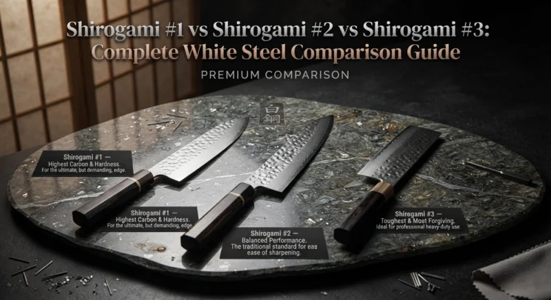 Shirogami #1 vs Shirogami #2 vs Shirogami #3