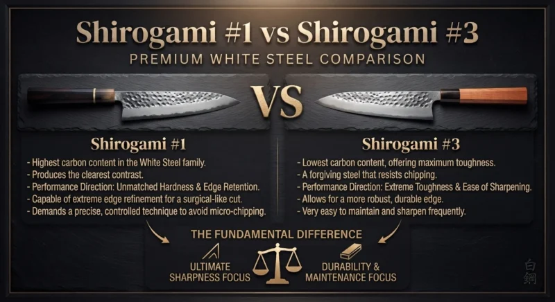 Shirogami #1 vs Shirogami #3