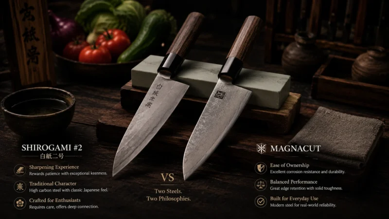 Shirogami #2 vs MagnaCut Final comparison