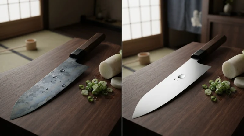 Shirogami #2 vs MagnaCut Patina vs corrosion resistance