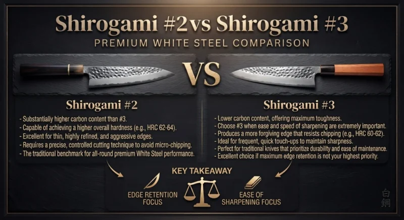 Shirogami #2 vs Shirogami #3