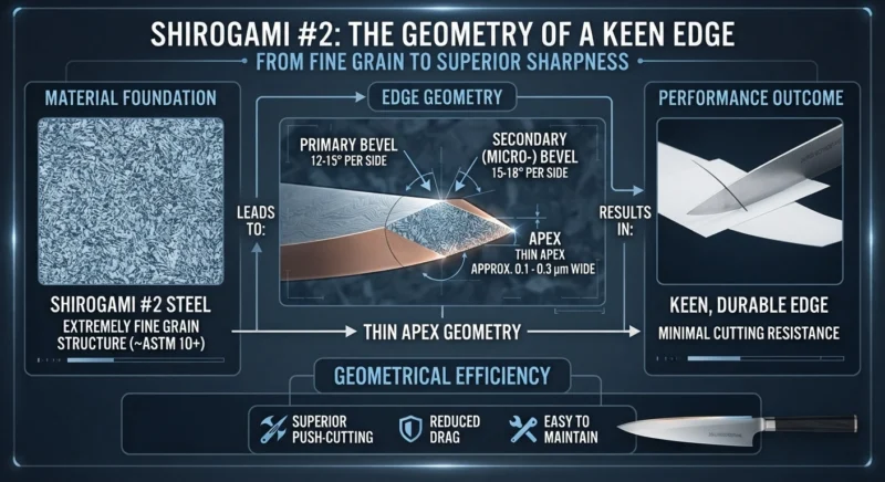 Shirogami#2 Edge geometry