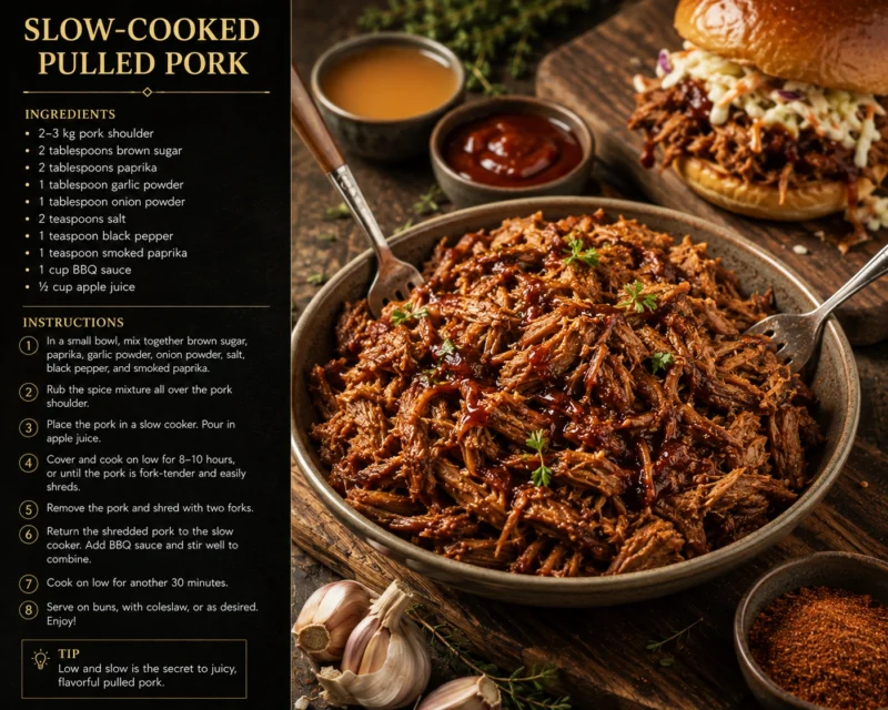 Slow-Cooked Pulled Pork