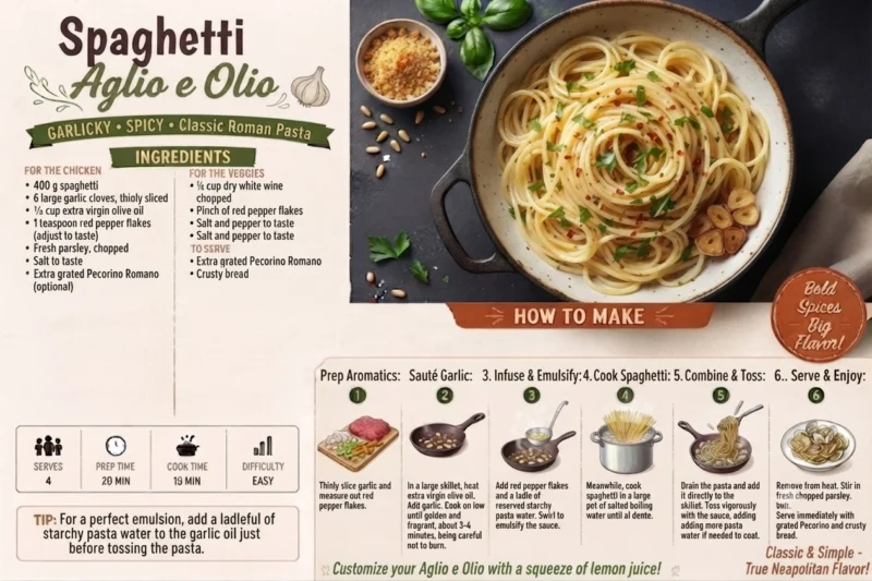Spaghetti Aglio e Olio recipe