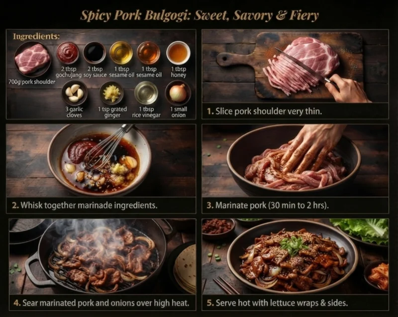 Spicy Pork Bulgogi recipe