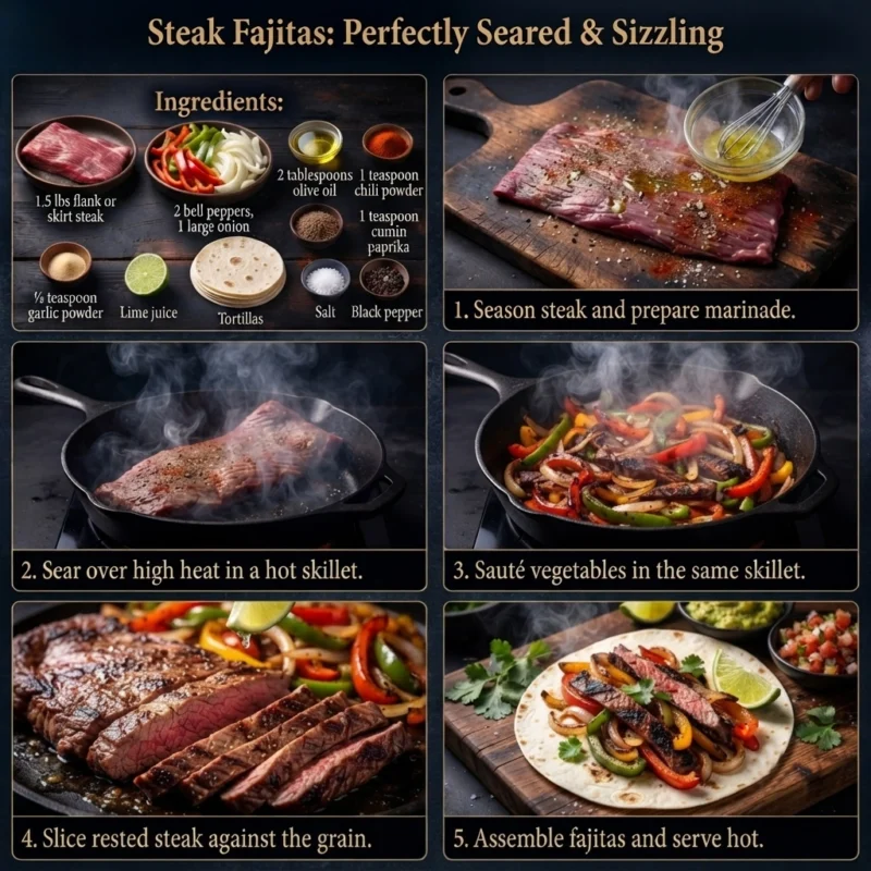 Steak Fajitas recipe