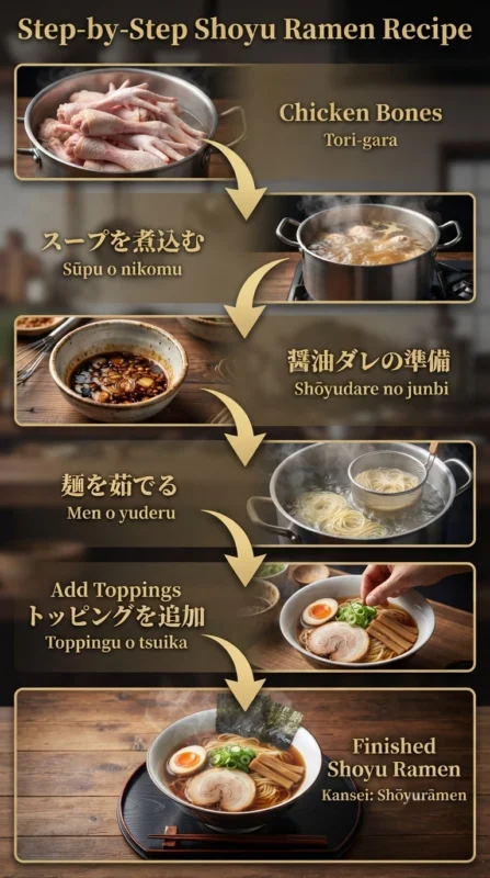 Step-by-Step Shoyu Ramen Recipe