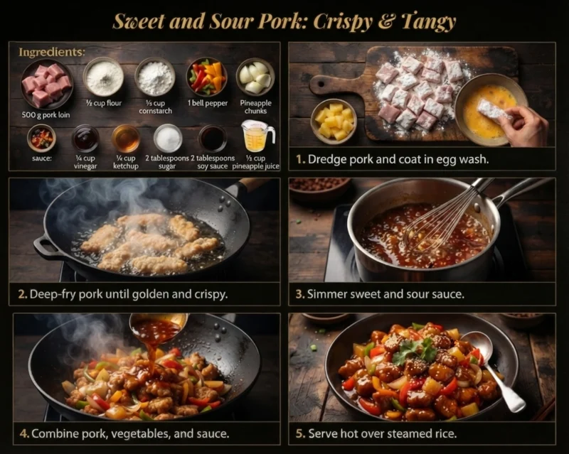 Sweet and Sour Pork recipe