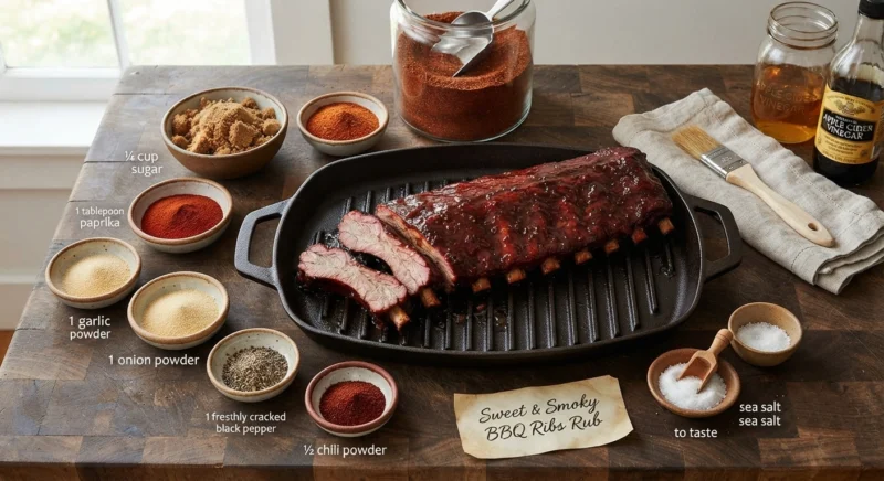 Sweet & Smoky BBQ Ribs recipe