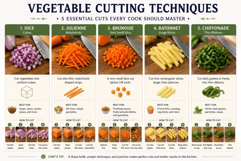 Vegetable Cutting Techniques