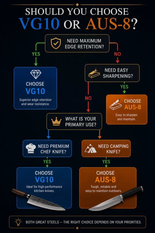 vg10 vs aus8 Decision Flowchart