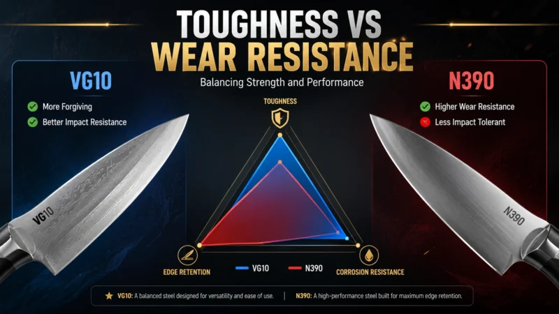 vg10 vs n390 Toughness Comparison Infographic