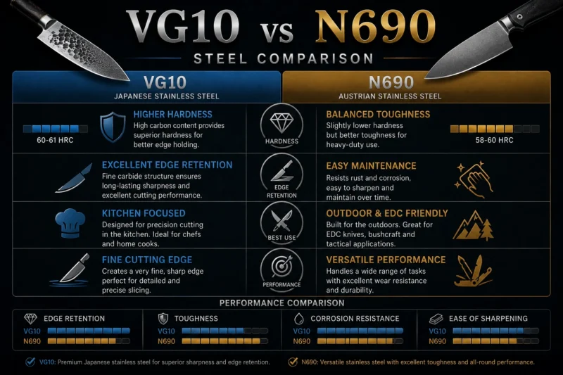 VG10 vs N690 Comparison
