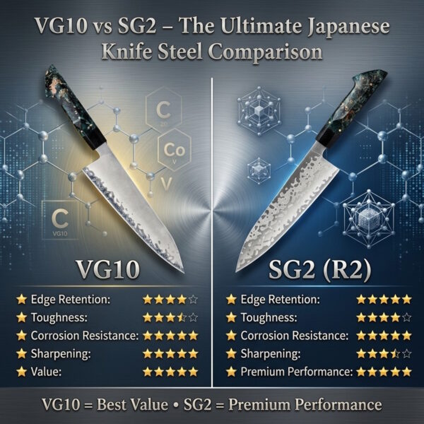 VG10 vs SG2 Steel Comparison
