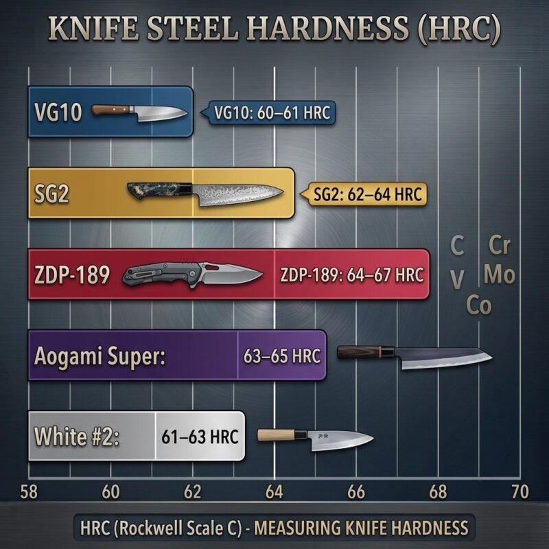 Knife Steel Hardness