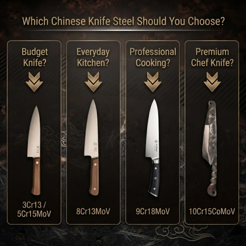 Which Chinese Knife Steel Should You Choose
