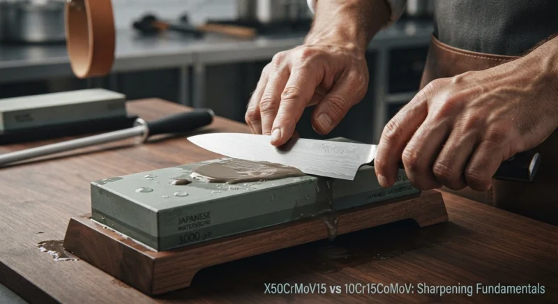 X50CrMoV15 vs 10Cr15CoMoV sharpening