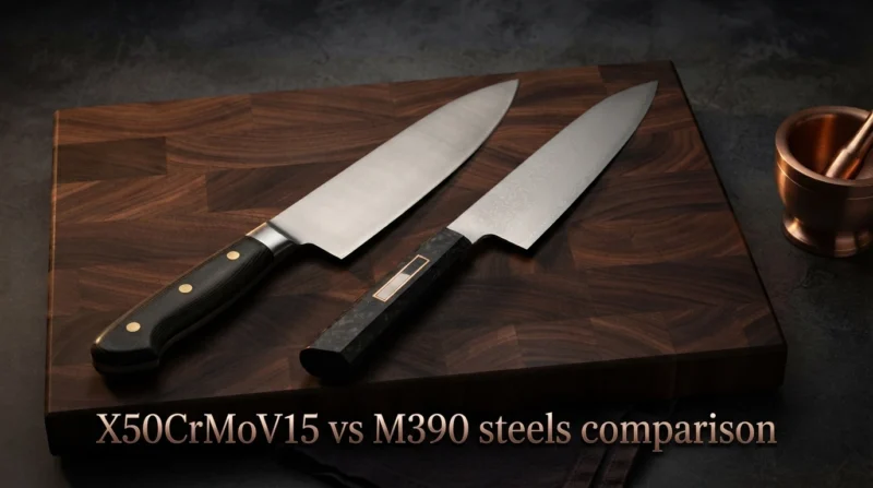 X50CrMoV15 vs M390
