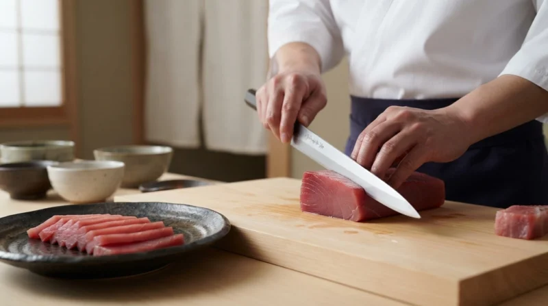 Yanagiba in action